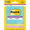 Post-It Notes*Post-it Super Sticky Notes, 3" x 3", Supernova Neons Collection, 45 Sheets/Pad, 3 Pads/Pack (3321-SSMIA)