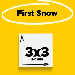 Post-It Notes*Post-it Super Sticky Notes, 3" x 3", , 90 Sheet/Pad, 5 Pads/Pack (654-5SSW) White