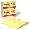 Sticky Notes*Post-it Super Sticky Notes, 3" x 5", Canary Collection, 90 Sheet/Pad, 12 Pads/Pack (65512SSCY)