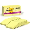 Sticky Notes*Post-it Super Sticky Notes, 1 7/8" x 1 7/8", Canary Collection, 90 Sheet/Pad, 10 Pads/Pack (62210SSCY)