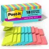 Post-It Notes*Post-it Super Sticky Pop-up Notes, 3" x 3", Supernova Neons Collection, 90 Sheets/Pad, 18 Pads/Pack (R330-18SSMIACP)