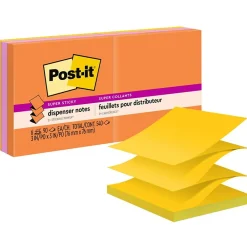 Post-It Notes*Post-it Super Sticky Pop-up Notes, 3" x 3", Energy Boost Collection, 90 Sheet/Pad, 6 Pads/Pack (R330-6SSUC)