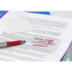 Sticky Notes*Post-it Transparent Notes, 2-7/8" x 2-7/8", 36 Sheets/Pad, 1 Pad/Pack (600-TRSPT)