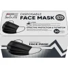 Disposable Surgical Cloth Face Mask, One Size, Black, 50/Box, 10 Boxes/Pack (TBN203208)<PPE Mask USA Sale