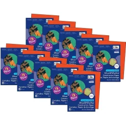 Construction Paper*Pacon Prang® Construction Paper, Orange, 9" x 12", 50 Sheets Per Pack, 10 Packs (PAC6603-10)
