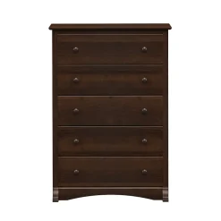 Storage Cabinets*Prepac Fremont 44.75" 5-Drawer Chest, Espresso (EDC-3345-K)