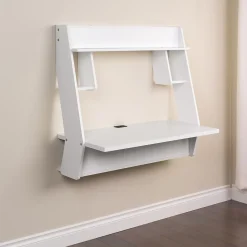 Computer Desks*Prepac Studio Floating Desk, White (WEHW-0900-1)