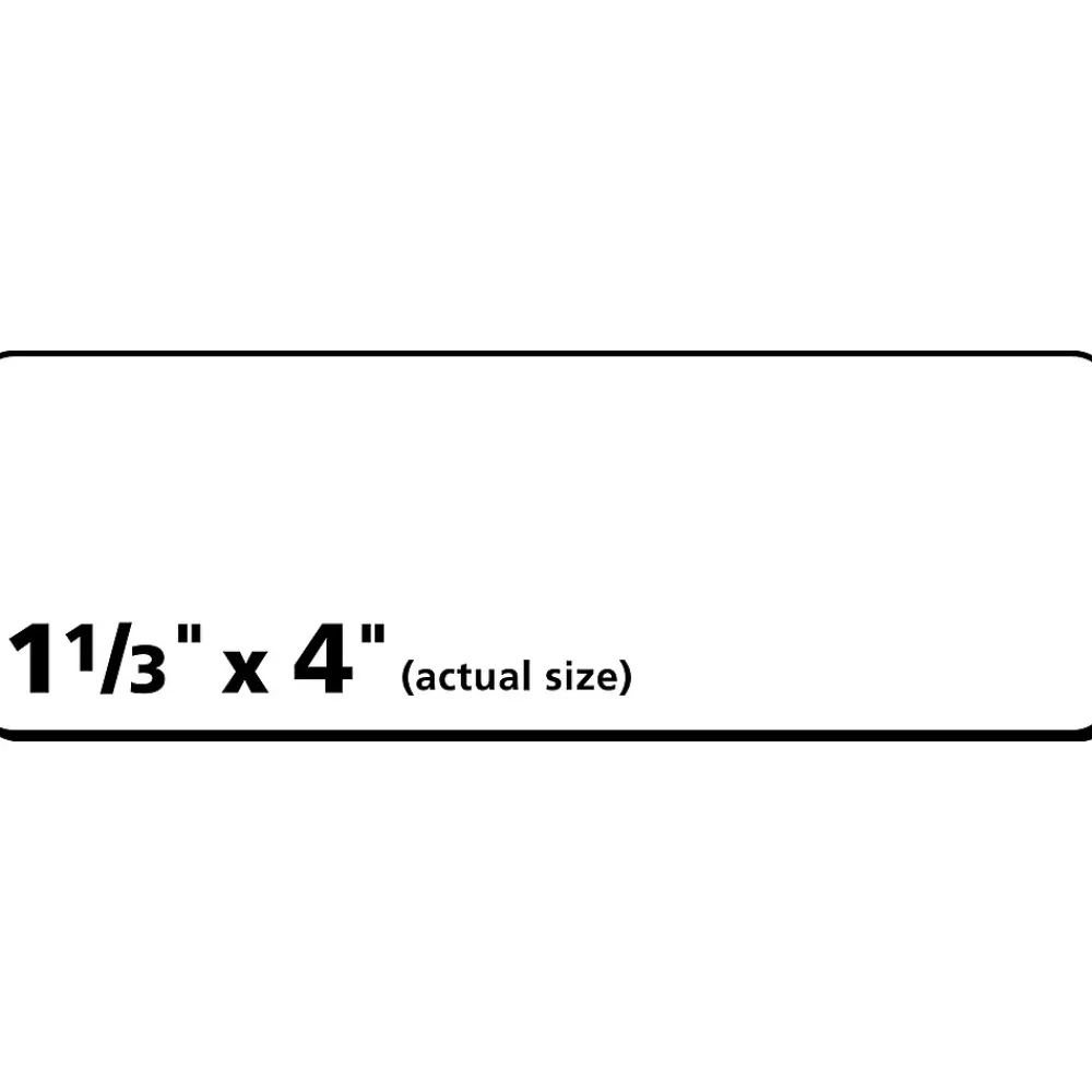 Avery PRES-a-ply Laser/Inkjet Address Labels, 1-1/3" x 4", White, 1,400 Labels/Box (30602)