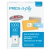 Labels|Pres-a-ply Laser/Inkjet Shipping Labels, 2" x 4", White, 1,000 Labels/Box (30603)