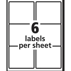 Pres-a-ply Laser/Inkjet Shipping Labels, 3-1/3