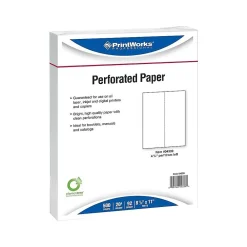 Multipurpose Paper*Printworks Professional 8.5" x 11" Multipurpose Paper, 20 lbs., 92 Brightness, 500/Ream, 5 Reams/Carton (04339)