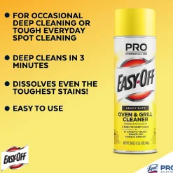 Professional Heavy-Duty Oven & Grill Cleaner, Lemon, 24 Oz. (6233885261X)<Easy-Off Clearance