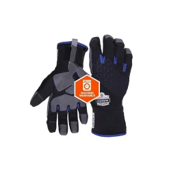 Proflex 817WP Reinforced Thermal Waterproof Utility Gloves, Black, XL (17375)