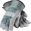 PIP Protective Industrial Products Work Gloves, Split Leather With Safety Cuffs, Medium, Multi-Colored, 12 Pairs (83-6563/M)