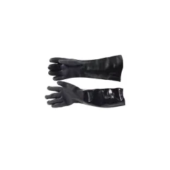 Protective Industrial Products 18" PVC Dipped Gloves, Black, 1 Pair (58-8060)