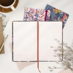 Subject Notebooks|Pukka Pad Bloom Subject Notebooks, Narrow Ruled, Blue, 3/Pack (PUK9491BLM)