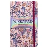 Subject Notebooks|Pukka Pad Bloom Subject Notebooks, Narrow Ruled, Black, 3/Pack (PUK9493BLM)
