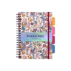 Subject Notebooks|Pukka Pad Bloom 5-Subject Subject Notebooks, 6.9