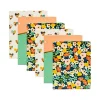 Pocket Folders|Pukka Pad Carpe Diem Floral Love 3-Hole Punched 2-Pocket Portfolio Folders, Assorted Colors, 6/Pack (9098-CD)
