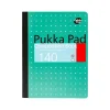 Composition Notebooks|Pukka Pad Metallic Composition Notebook, 7.5" x 9.75", College-Ruled, 70 Sheets, Green, 4/Pack (8796-MET)