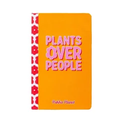 Composition Notebooks|Pukka Pad Plants Over People Notebook, 5.28" x 8.46", Wide-Ruled, 96 Sheets, Orange (9705-SPP)