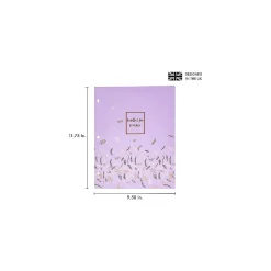 Pocket Folders|Pukka Pad Rochelle & Jess 3-Hole Punched 2-Pocket Portfolio Folders, Assorted Colors, 6/Pack (9108-ROC)