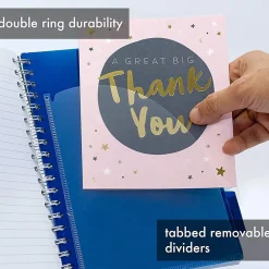 Subject Notebooks|Pukka Pad Rochelle & Jess 5-Subject Subject Notebooks, 6.9