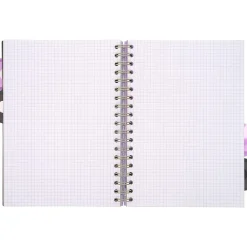 Subject Notebooks|Pukka Pad Rochelle & Jess 5-Subject Notebook, 7.5" x 10", Graph-Ruled, 100 Sheets, Lilac, 3/Pack (9917-ROC)