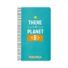 Composition Notebooks|Pukka Pad There Is No Planet B Notebook, 5.28" x 8.46", Wide-Ruled, 96 Sheets, Blue (9703-SPP)