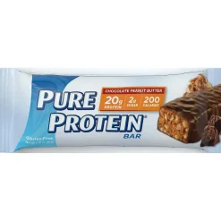 Pure Protein Protein Bar Gluten Free Chocolate Peanut Butter Protein Bar, 6 Bars/Box (NRN13805)