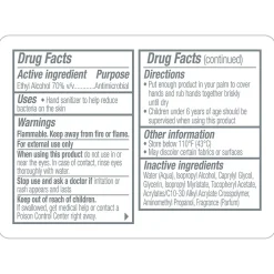 Advanced 70% Alcohol Gel Hand Sanitizer, Clean Scent, 1 oz., 36/Carton (GOJ390036WRP)<Purell New