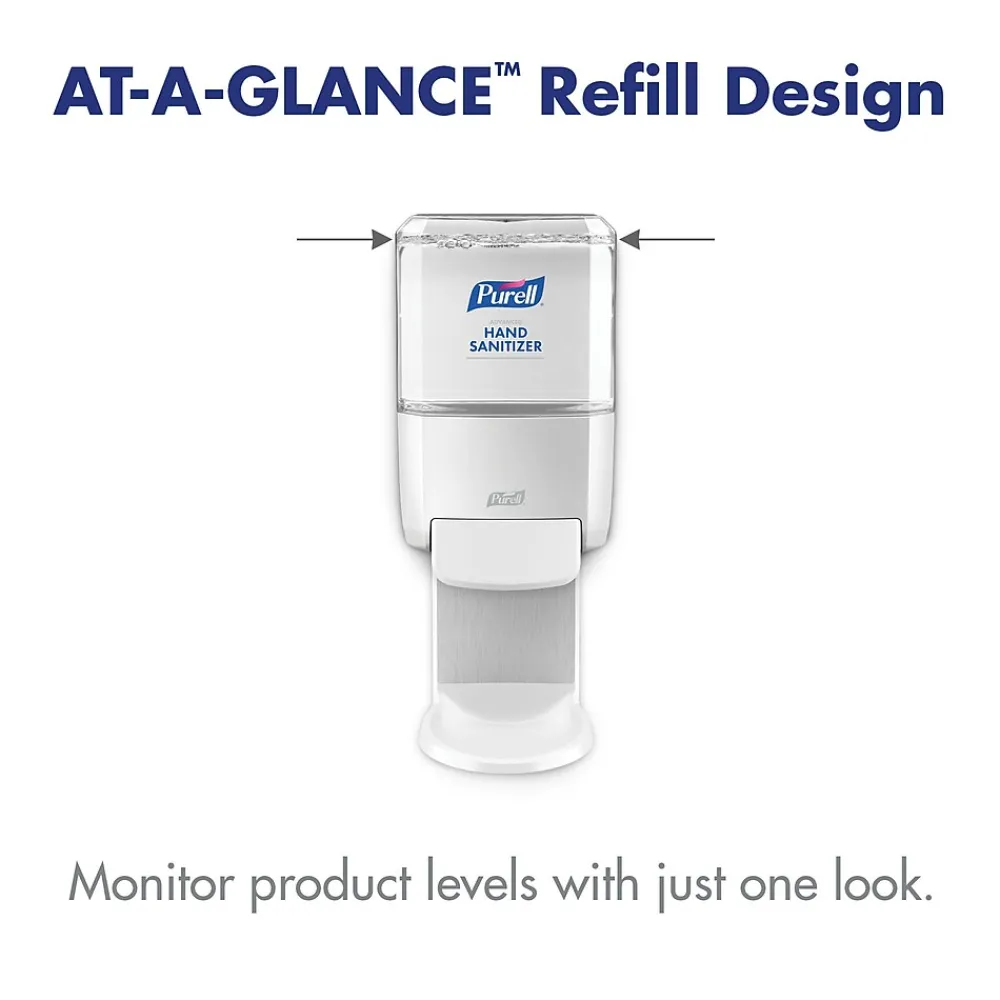 Advanced 70% Alcohol Gel Hand Sanitizer Refill for ES4 Dispenser, Citrus Scent, 1200 mL, 2/Carton (5063-02)<Purell Best