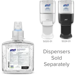Advanced 70% Alcohol Gel Hand Sanitizer Refill for ES4 Dispenser, Citrus Scent, 1200 mL, 2/Carton (5063-02)<Purell Best