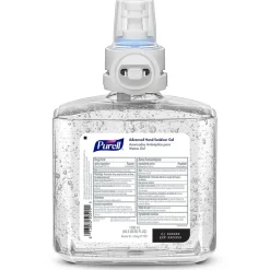 Advanced 70% Alcohol Gel Hand Sanitizer Refill for ES8 Dispenser, 1200 mL, 2/Carton (7763-02)<Purell Online