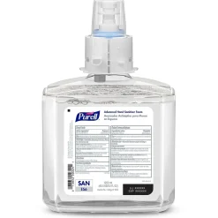 Advanced 70% Alcohol Foaming Hand Sanitizer Refill for ES6 Dispenser, 1200 mL, 2/Carton (6453-02)<Purell Hot