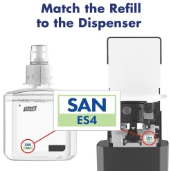 Advanced 70% Alcohol Foaming Hand Sanitizer Refill for ES4 Dispenser, 1200 mL, 2/Carton (5053-02)<Purell