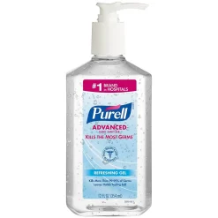Advanced 70% Alcohol Gel Hand Sanitizer, Clean Scent, 12 oz. (3659-12)<Purell New