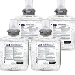 Advanced 70% Alcohol Gel Hand Sanitizer Refill for TFX Dispenser, 1200 mL., 4/Carton (5456-04)<Purell