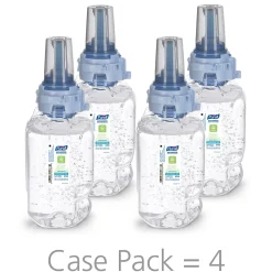 Advanced Gel Hand Sanitizer Refill for ADX 7 Dispenser, 700 mL., 4/Carton (8703-04)<Purell