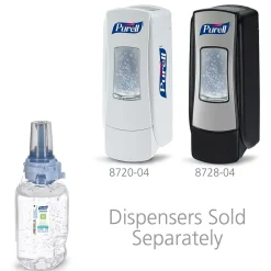 Advanced Gel Hand Sanitizer Refill for ADX 7 Dispenser, 700 mL., 4/Carton (8703-04)<Purell