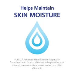 Advanced Gel Hand Sanitizer Refill for ADX 7 Dispenser, 700 mL., 4/Carton (8703-04)<Purell