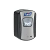 Advanced LTX-7 Automatic Wall Mounted Hand Sanitizer Dispenser, Black/Chrome (1328-04)<Purell New