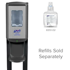 CS6 Automatic Floor Stand Hand Sanitizer Dispenser, Black/Chrome (7416-DS)<Purell Discount