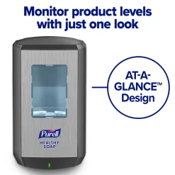 CS6 Automatic Floor Stand Hand Sanitizer Dispenser, Black/Chrome (7416-DS)<Purell Discount