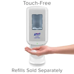 CS8 Automatic Wall Mounted Hand Sanitizer Dispenser, for CS8 1200 mL Hand Sanitizer Refills, White (7820-01)<Purell New