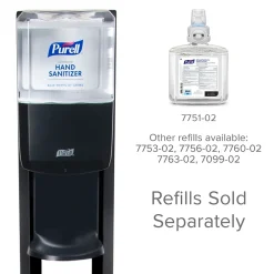ES8 Automatic Floor Stand Hand Sanitizer Dispenser, Graphite/Black (7218-DS)<Purell Discount