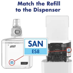 ES8 Automatic Wall Mounted Hand Sanitizer Dispenser, White (7720-01)<Purell Best