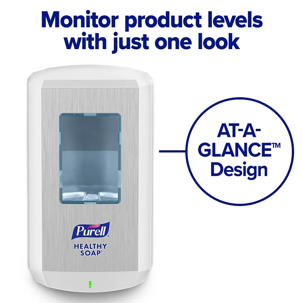 HEALTHY SOAP CS8 Automatic Wall Mounted Hand Soap Dispenser, White (7830-01)<Purell New