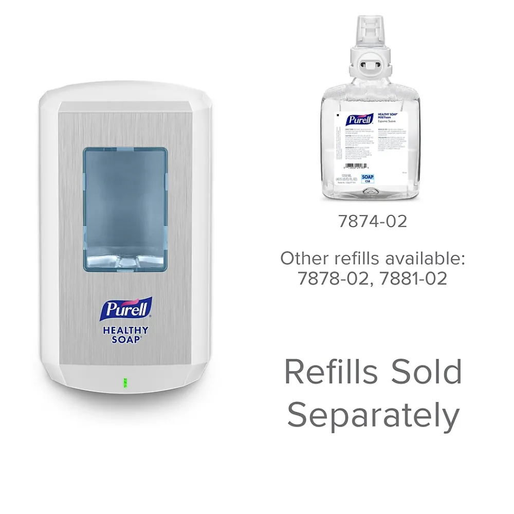 HEALTHY SOAP CS8 Automatic Wall Mounted Hand Soap Dispenser, White (7830-01)<Purell New