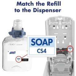 HEALTHY SOAP CS4 Wall Mounted Hand Soap Dispenser, White (5130-01)<Purell Outlet